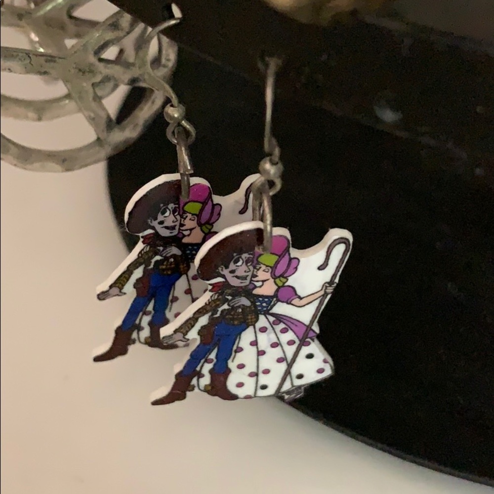 Woody and Bo Peep earrings Toy Story